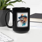Melodious Mornings Black Mug